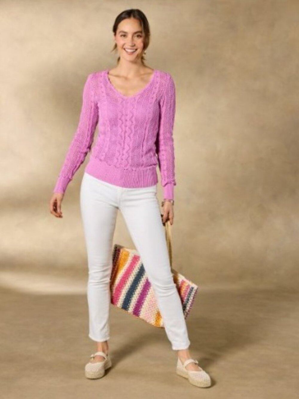 Sundance Meadow Mornings Sweater in Orchid - Size Small - NWT